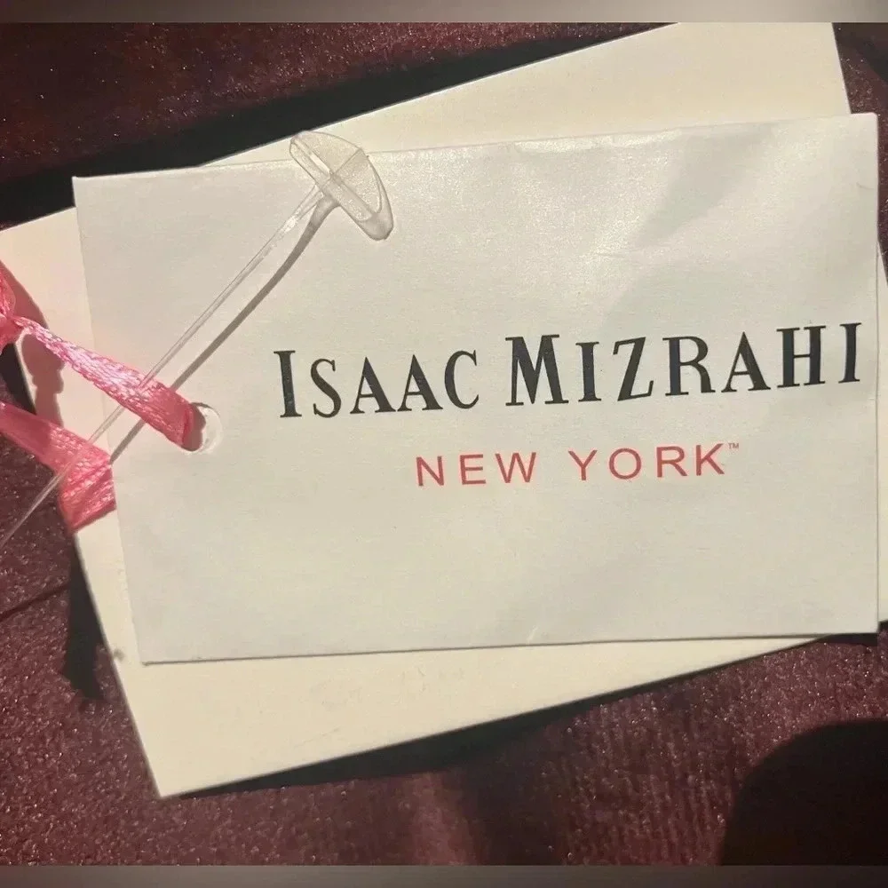 NWT Issac Mizrahi 4PC Red Velvet Vest, Dress Pants, Dress Shirt and Bow tie 2